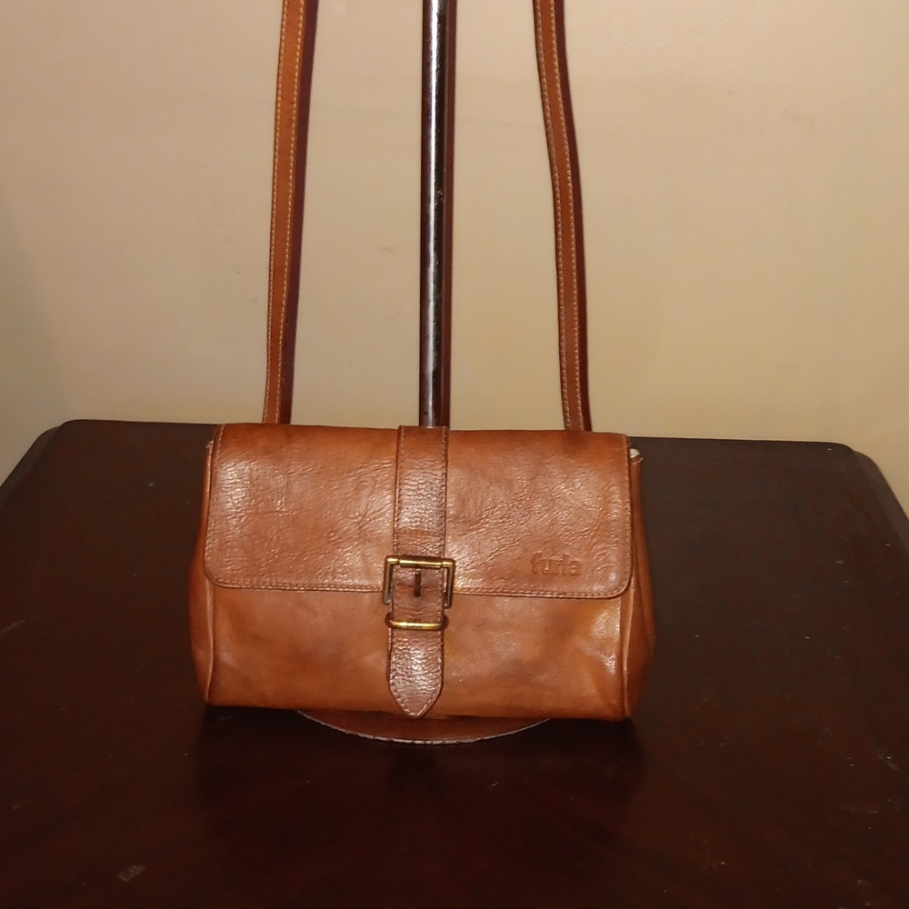 FURLA VINTAGE LEATHER CROSSBODY